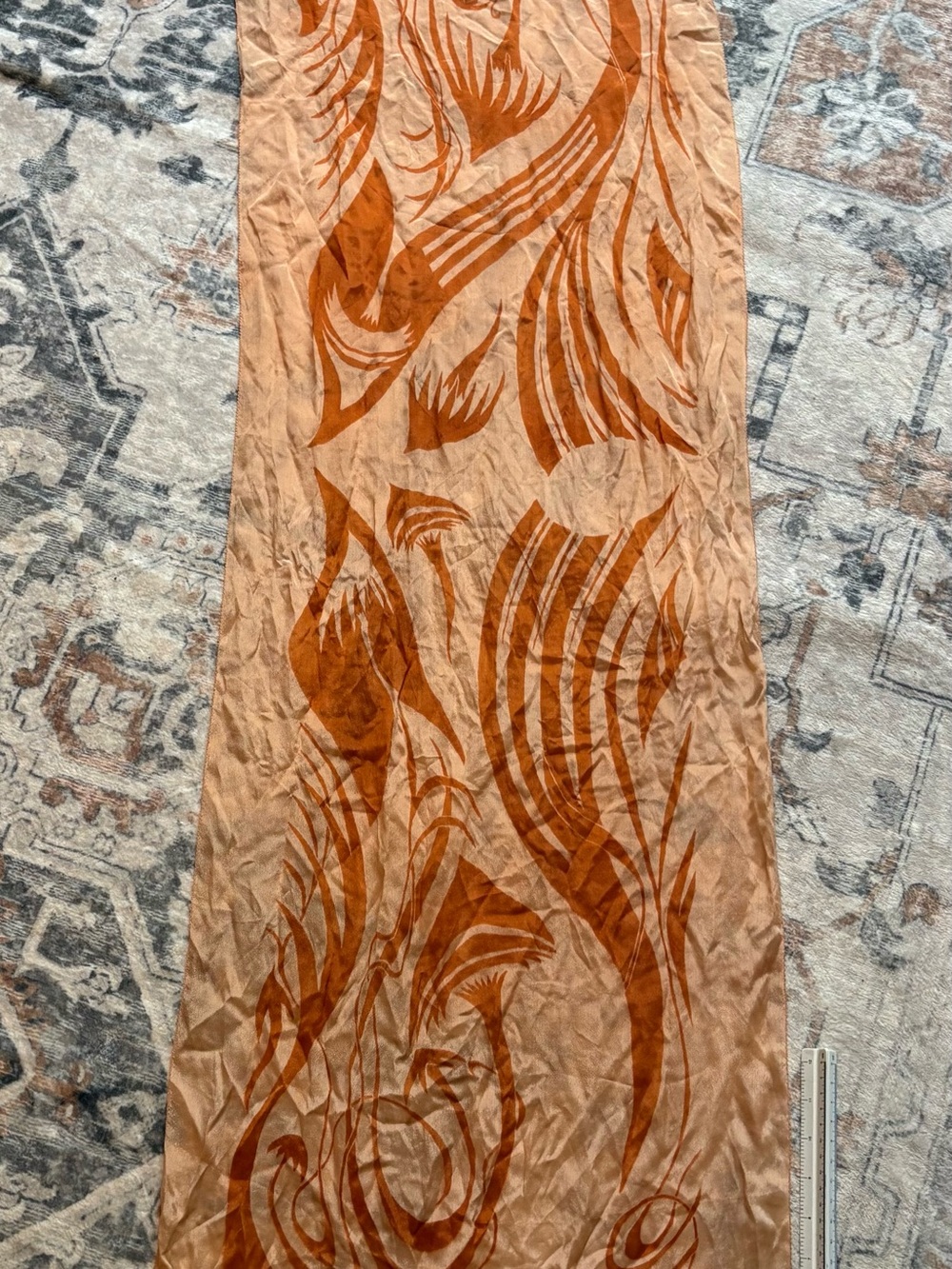 Vintage Art Nouveau–Style Scarf / Wrap